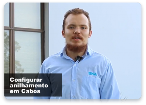 Configurar anilhamento em Cabos Configurar anilhamento em Cabos