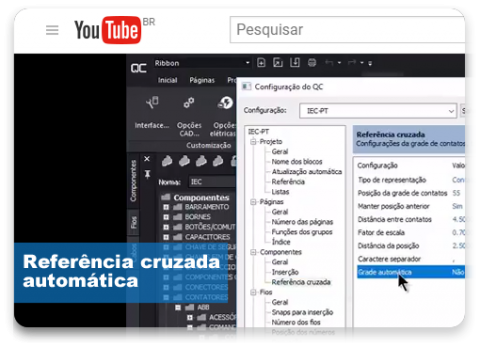 Configurar referência cruzada Configurar referência cruzada
