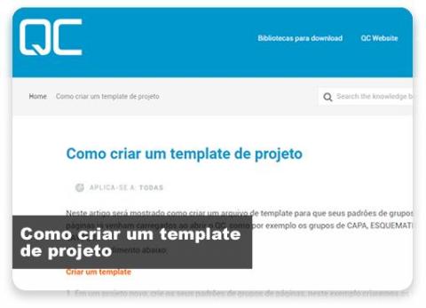 Como criar um template de projeto Como criar um template de projeto